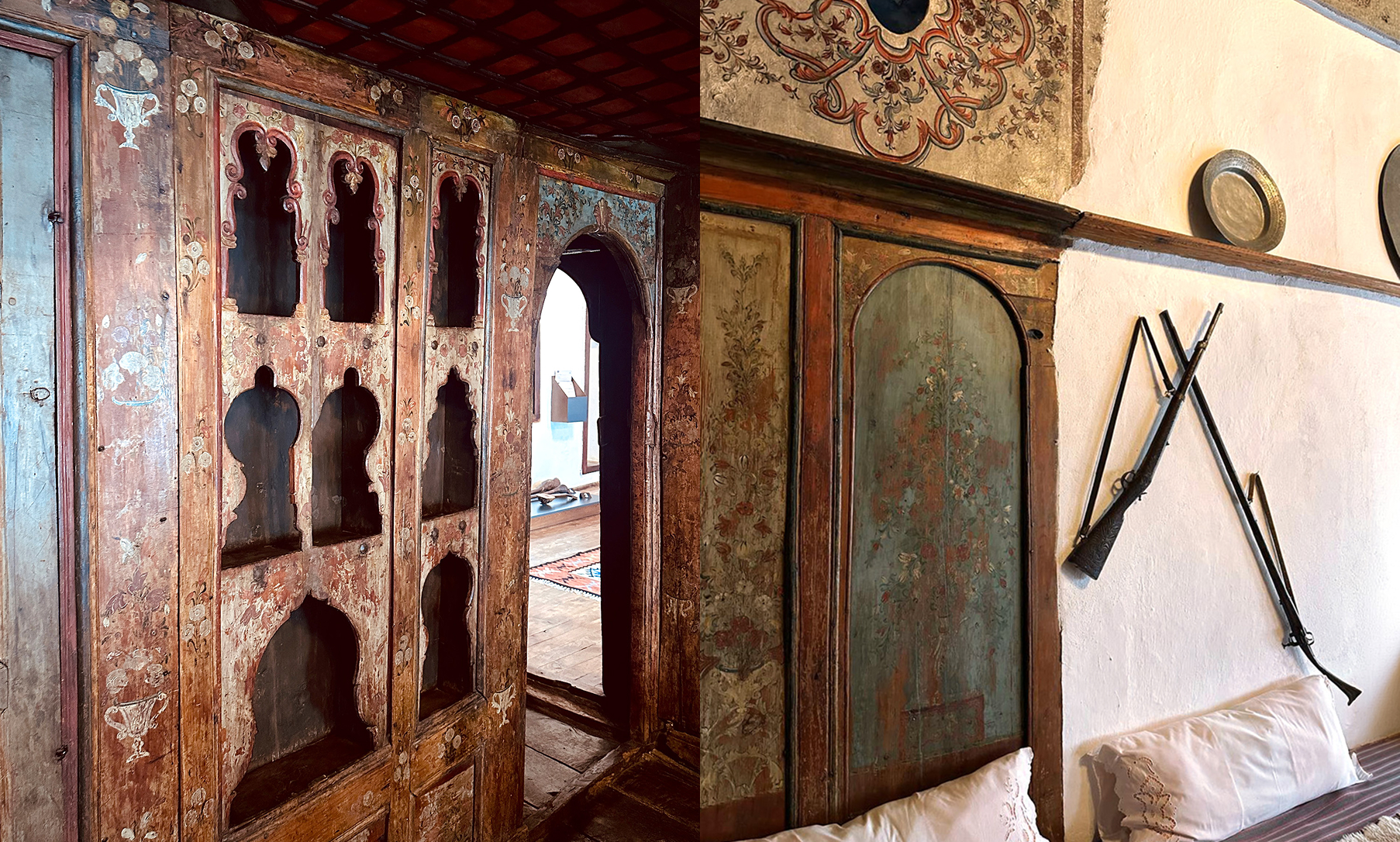 克魯耶民俗博物館 客廳入口與武器